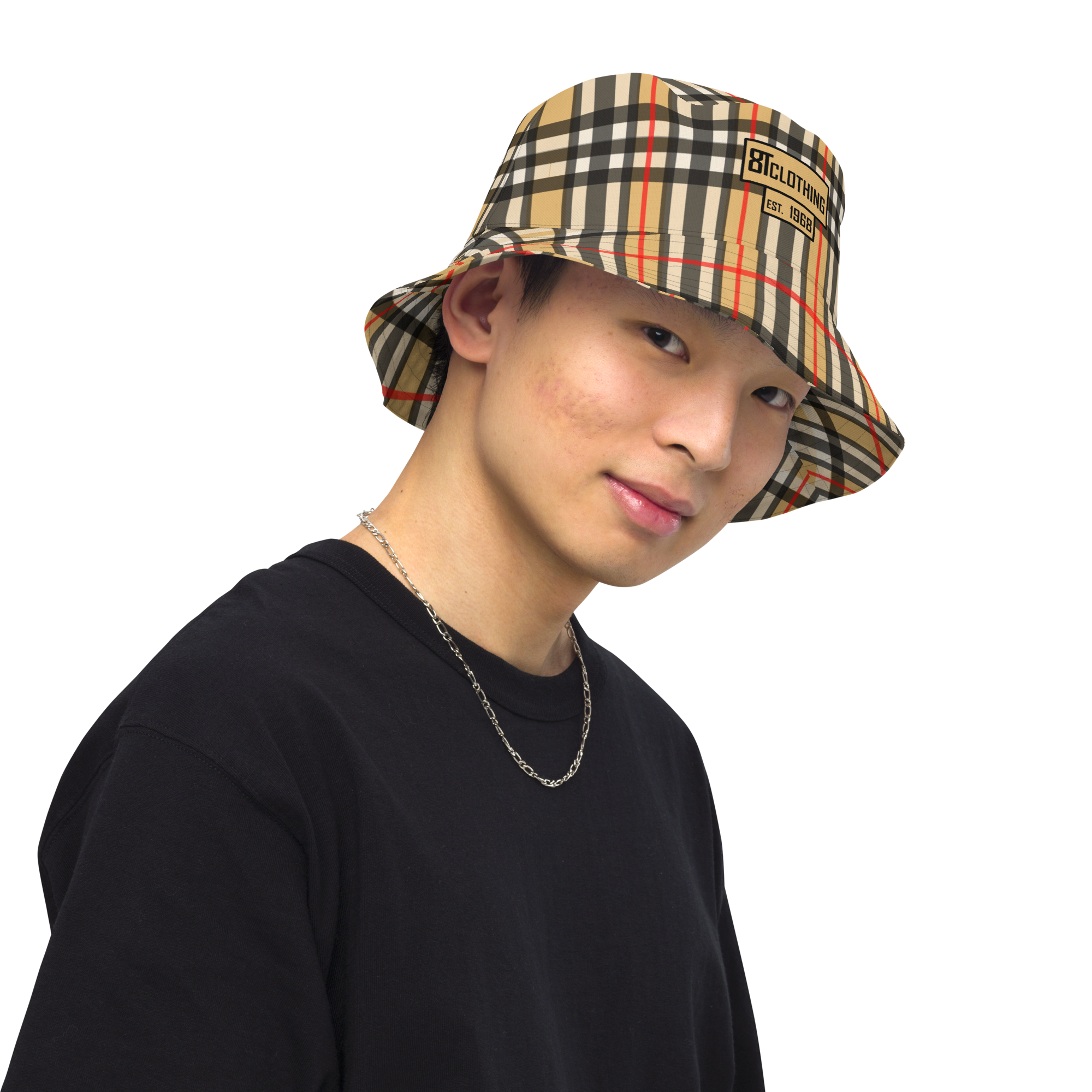 8T Clothing Founders Plaid - Reversible Bucket Hat