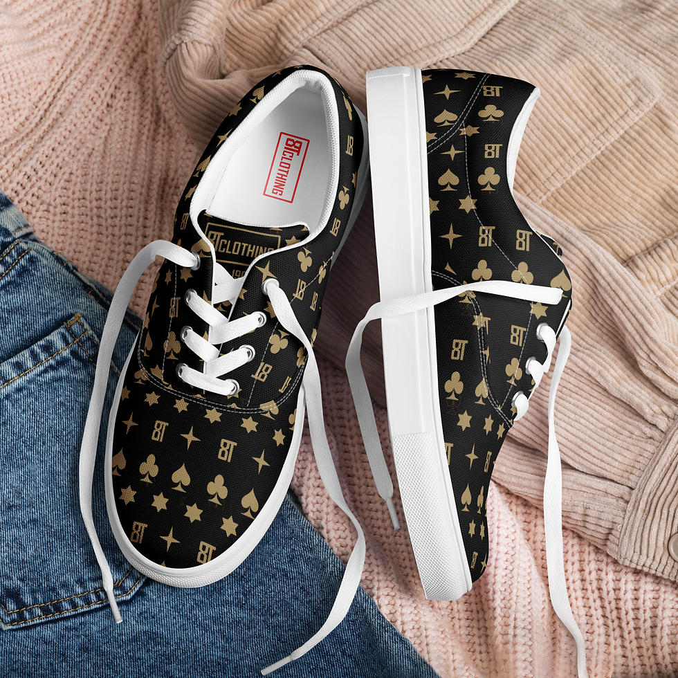 Thumbnail: 8T Clothing - Founders Collection Lace-up Canvas Shoes