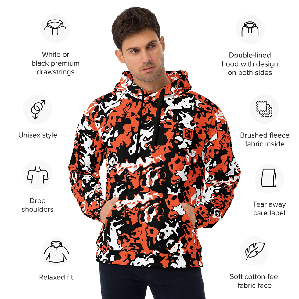 Thumbnail: 8T Clothing Tiger - Unisex Hoodie