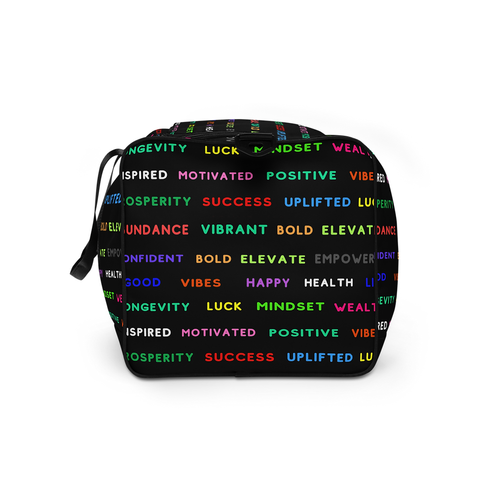 Thumbnail: 8T Clothing Positive Vibes Collection - Duffle Bag