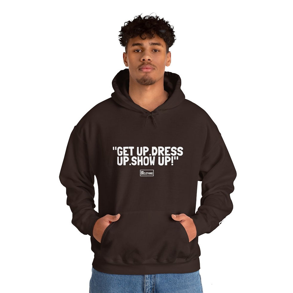 Thumbnail:  8T Clothing Positive Vibes - Unisex Heavy Blend™ Hooded Sweatshirt