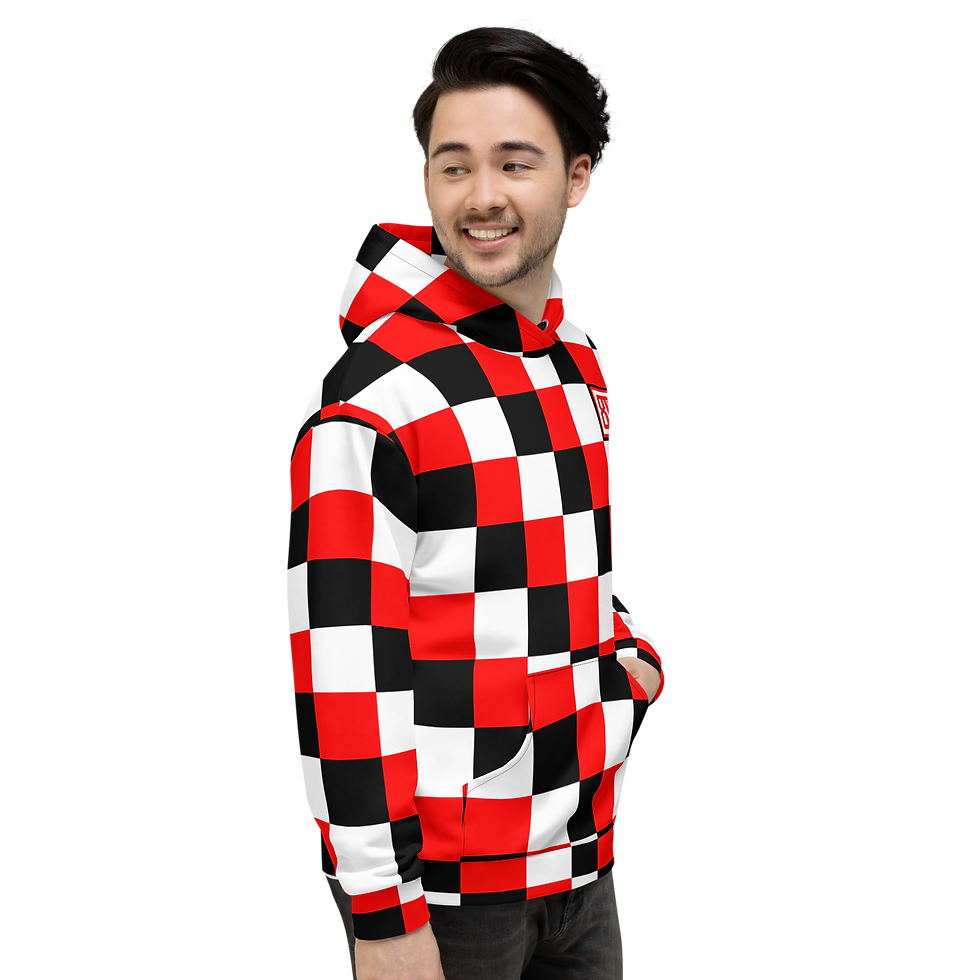 Thumbnail: 8T Clothing Checkers - Unisex Hoodie
