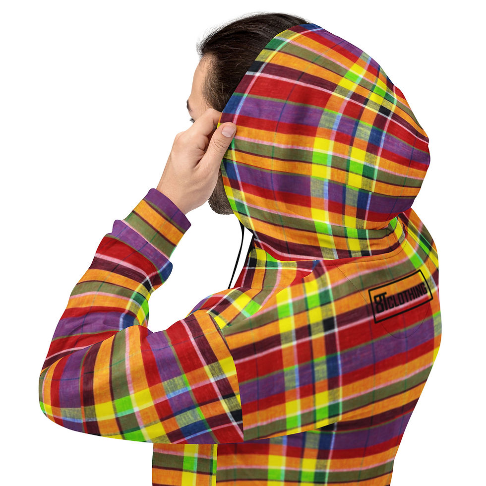 Thumbnail: 8T Clothing Madras 1 - (Do Your Thing) Unisex Hoodie
