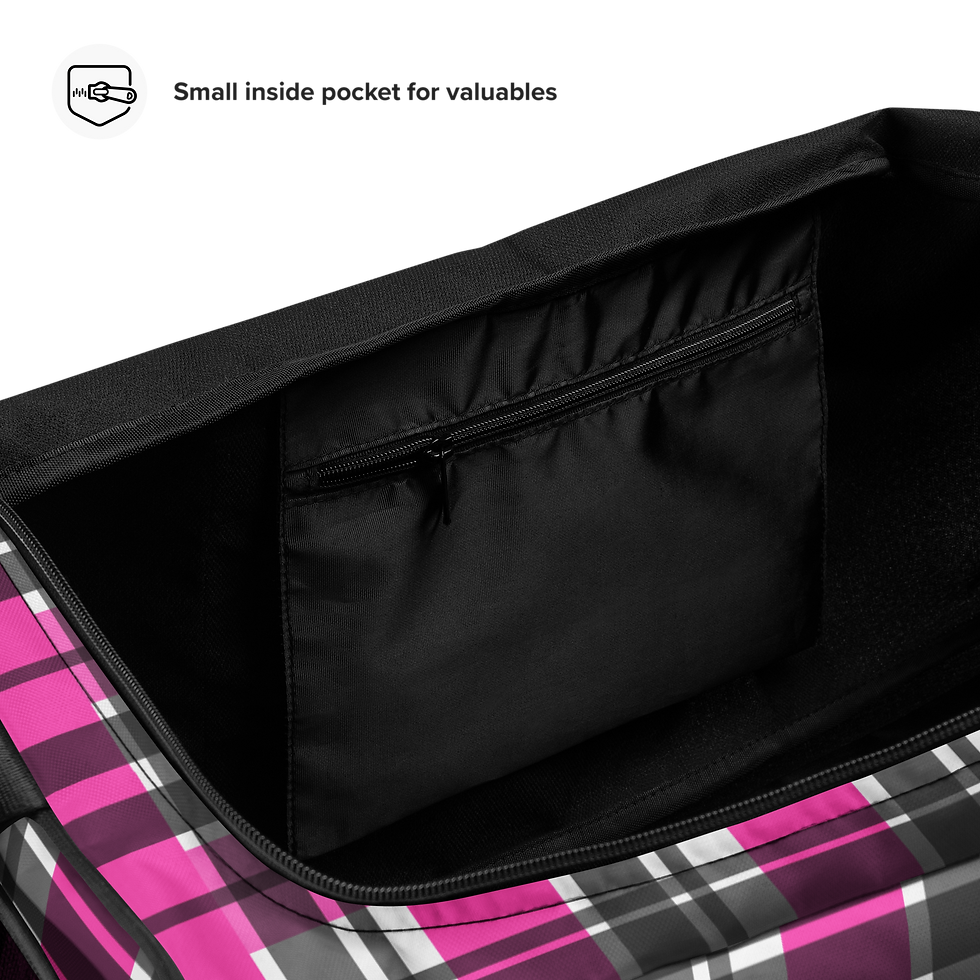 Thumbnail: 8T Clothing Founders Plaid - Duffle Bag