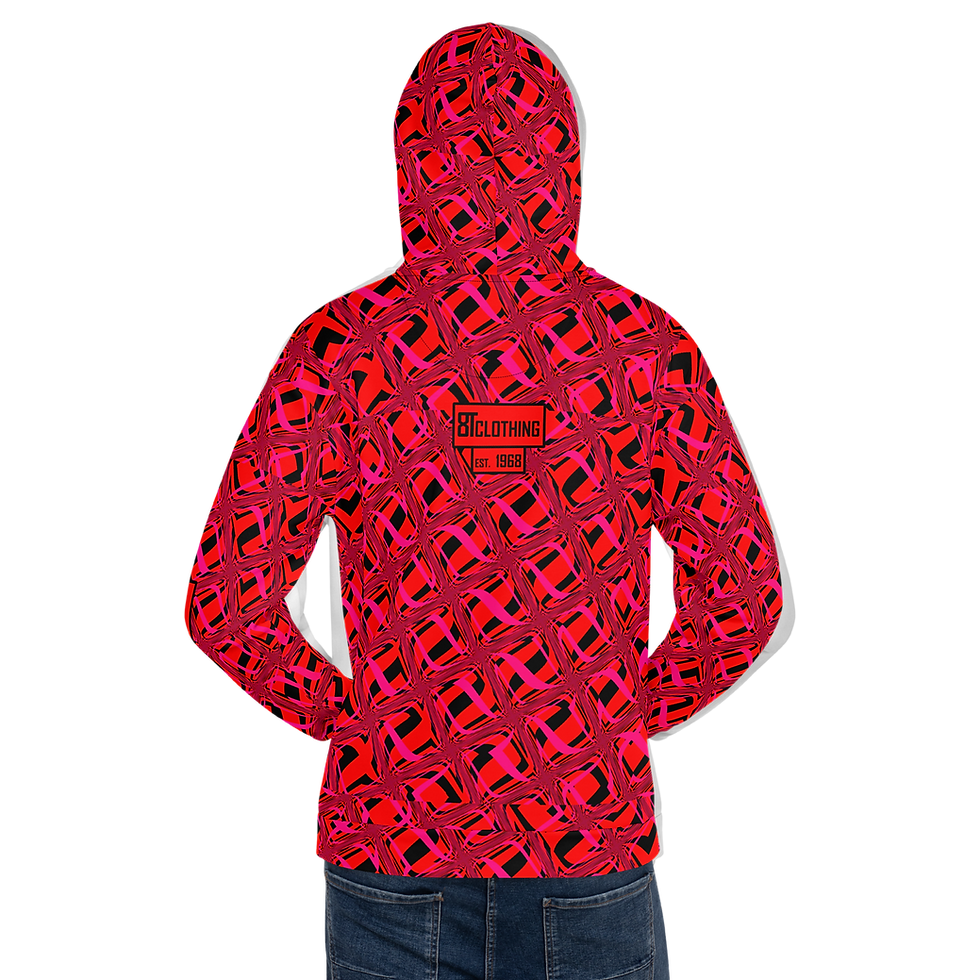 Thumbnail: 8T Clothing Valentines Mosaic - Unisex Hoodie