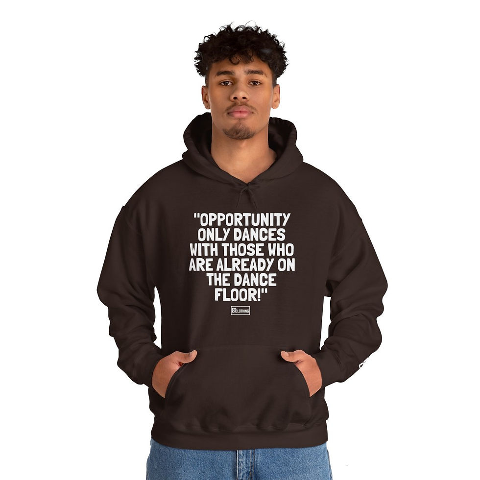 Thumbnail: 8T Clothing Positive Vibes - Unisex Heavy Blend™ Hooded Sweatshirt