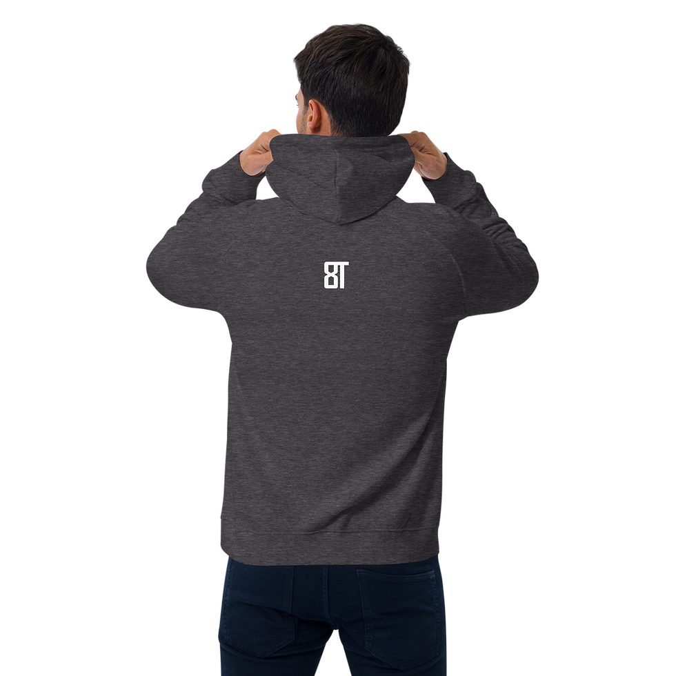 Thumbnail: 8T Clothing - Unisex Eco Raglan Hoodie