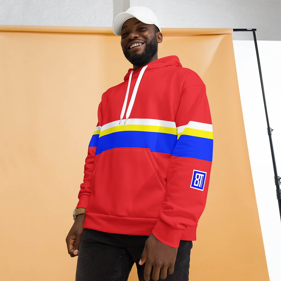 Thumbnail: 8T Clothing Minimal Stripes- Unisex Hoodie