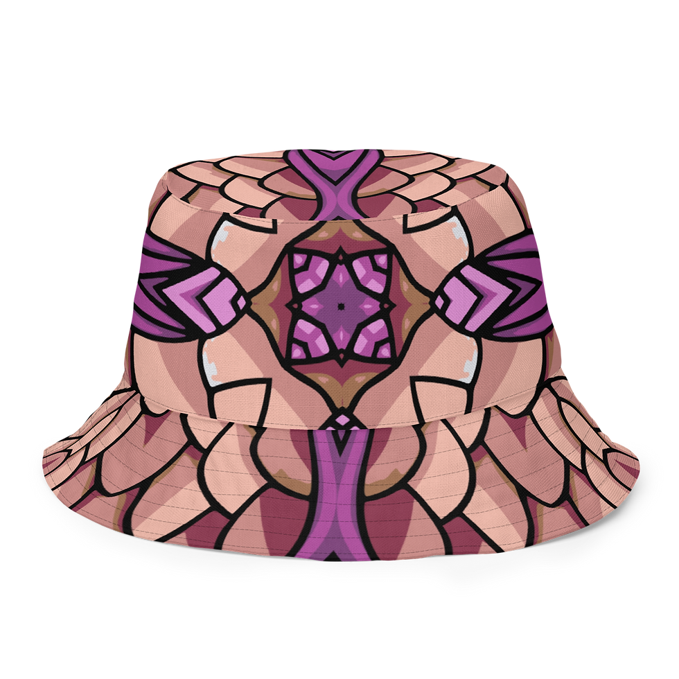 Thumbnail: 8T Clothing .Mosaic Collection - Reversible Bucket Hat