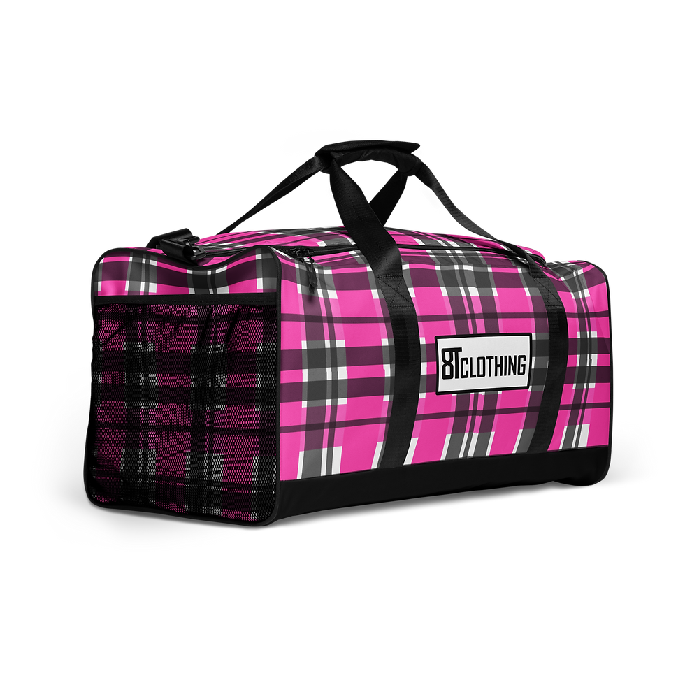Thumbnail: 8T Clothing Founders Plaid - Duffle Bag