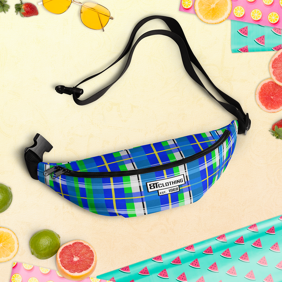 Thumbnail: 8T Clothing Founders Plaid - Fanny Pack