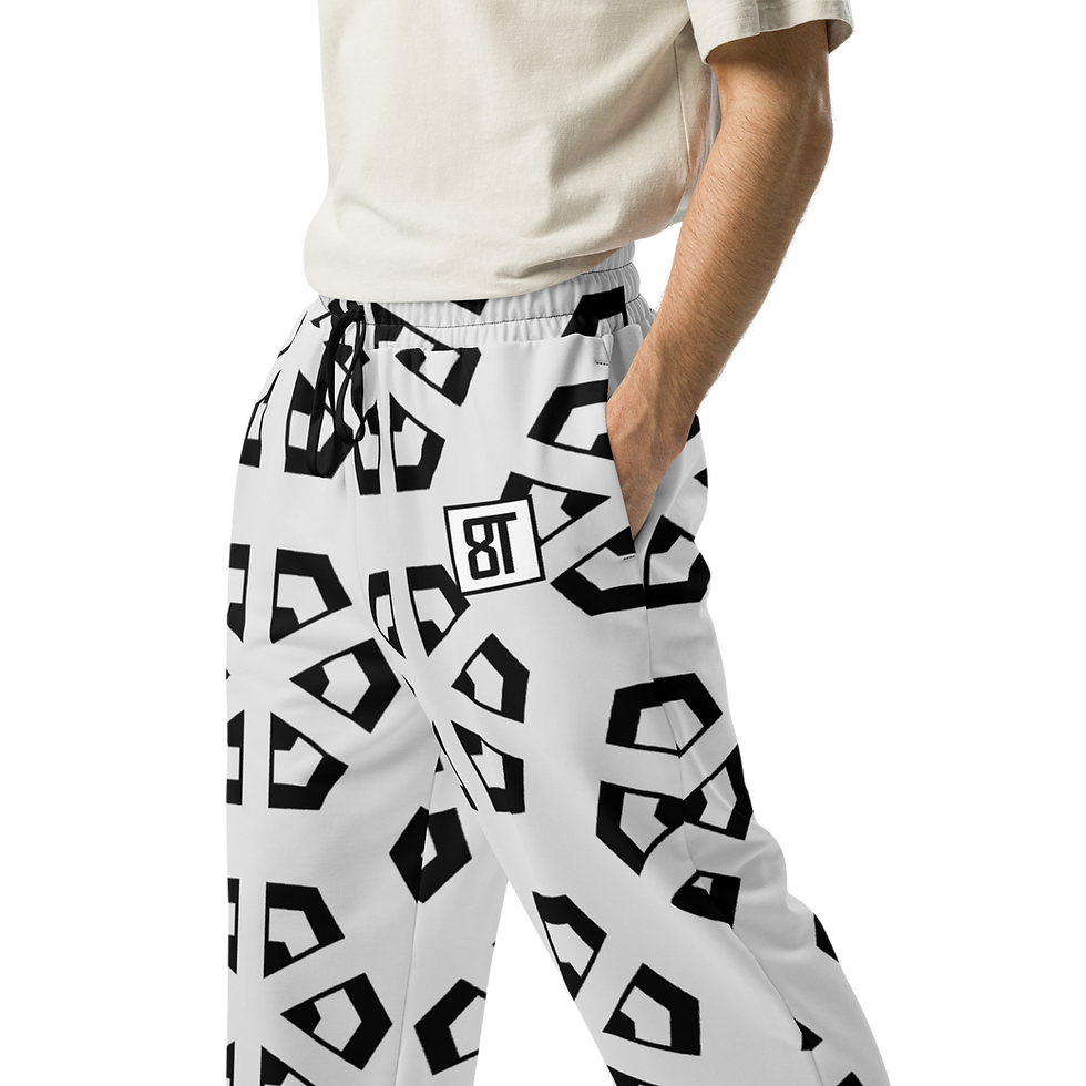 Thumbnail: 8T Clothing Minimal Collection - Wide-Leg Joggers