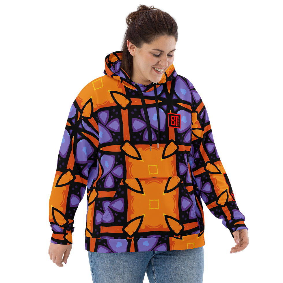 Thumbnail: 8T Clothing Mosaic Collection  - Unisex Hoodie