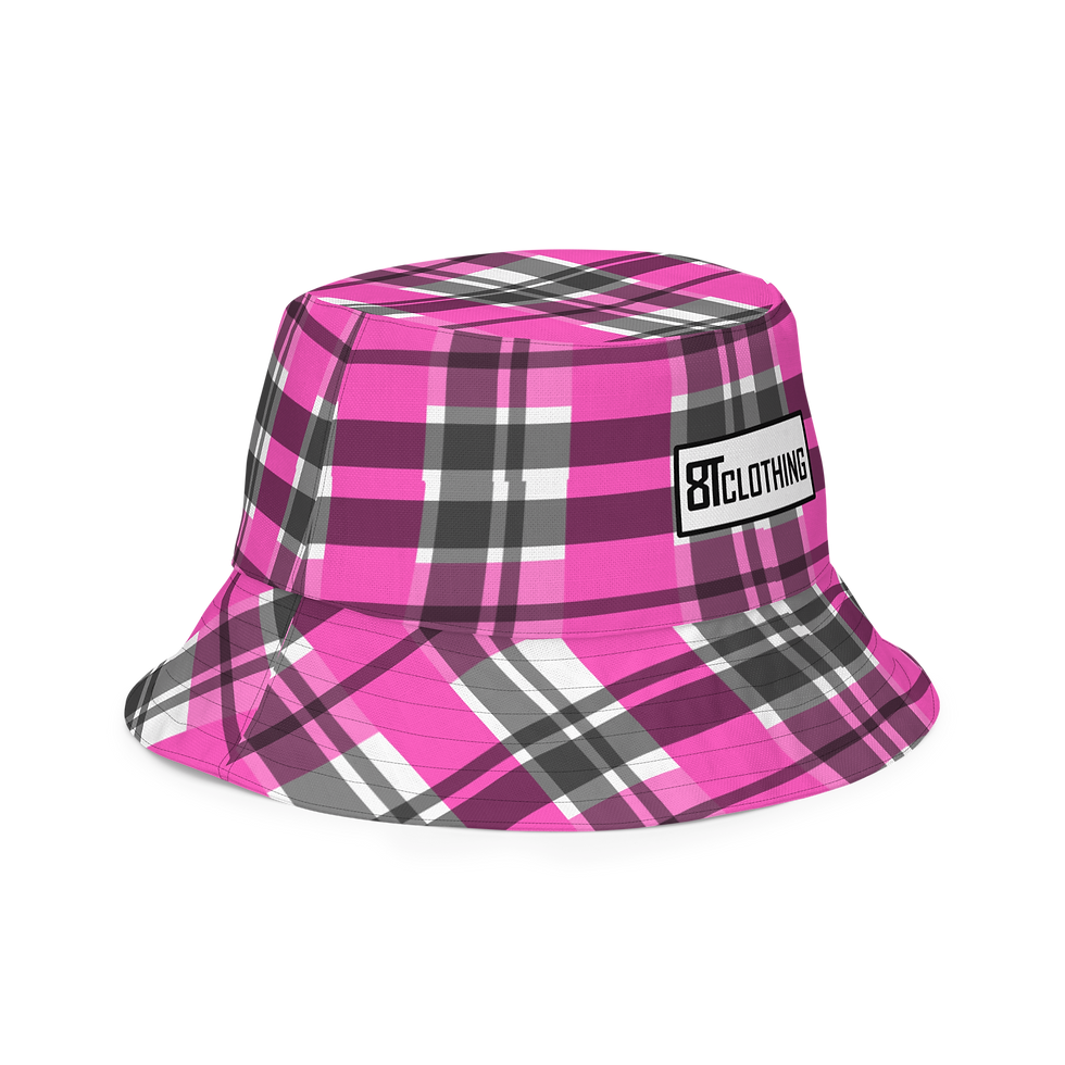 Thumbnail: 8T Clothing Founders Plaid - Reversible Bucket Hat