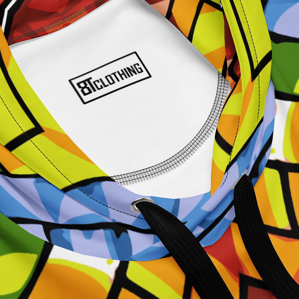 Thumbnail: 8T Clothing Mosaic Collection  - Unisex Hoodie