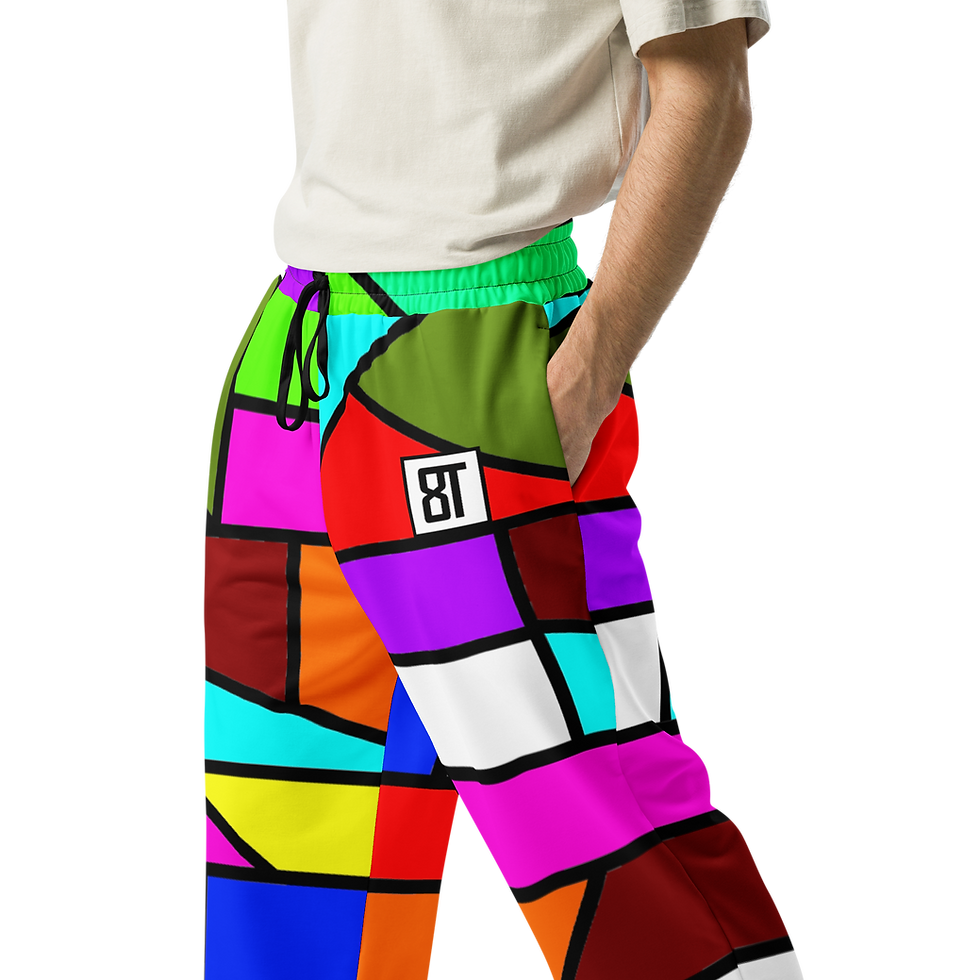Thumbnail: 8T Clothing Color Fusion - Wide-Leg Joggers