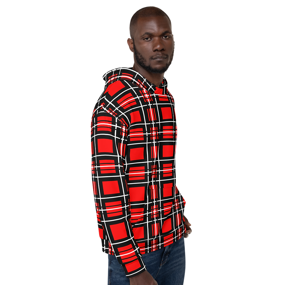 Thumbnail: 8T Clothing - Founders Plaid - Unisex Hoodie