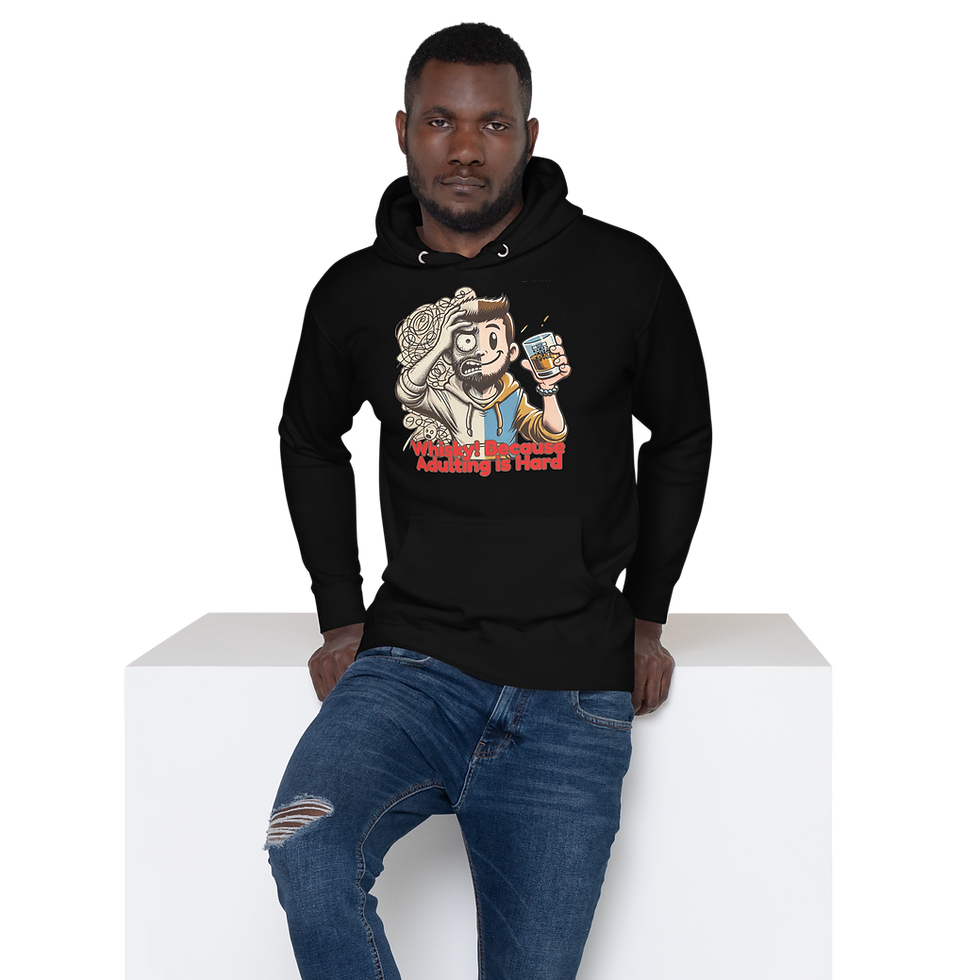 Thumbnail: Cellar 8T Whisky - Adulting - Unisex Hoodie