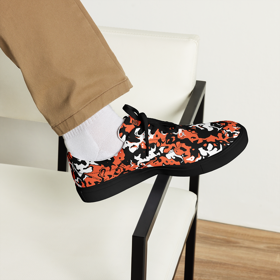 Thumbnail: 8T Clothing - Tiger - Lace-up Canvas Shoes