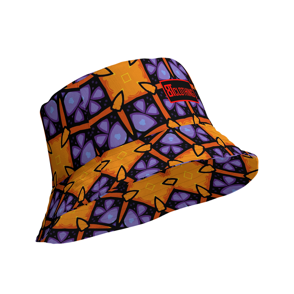 Thumbnail: 8T Clothing Mosaic Collection - Reversible Bucket Hat