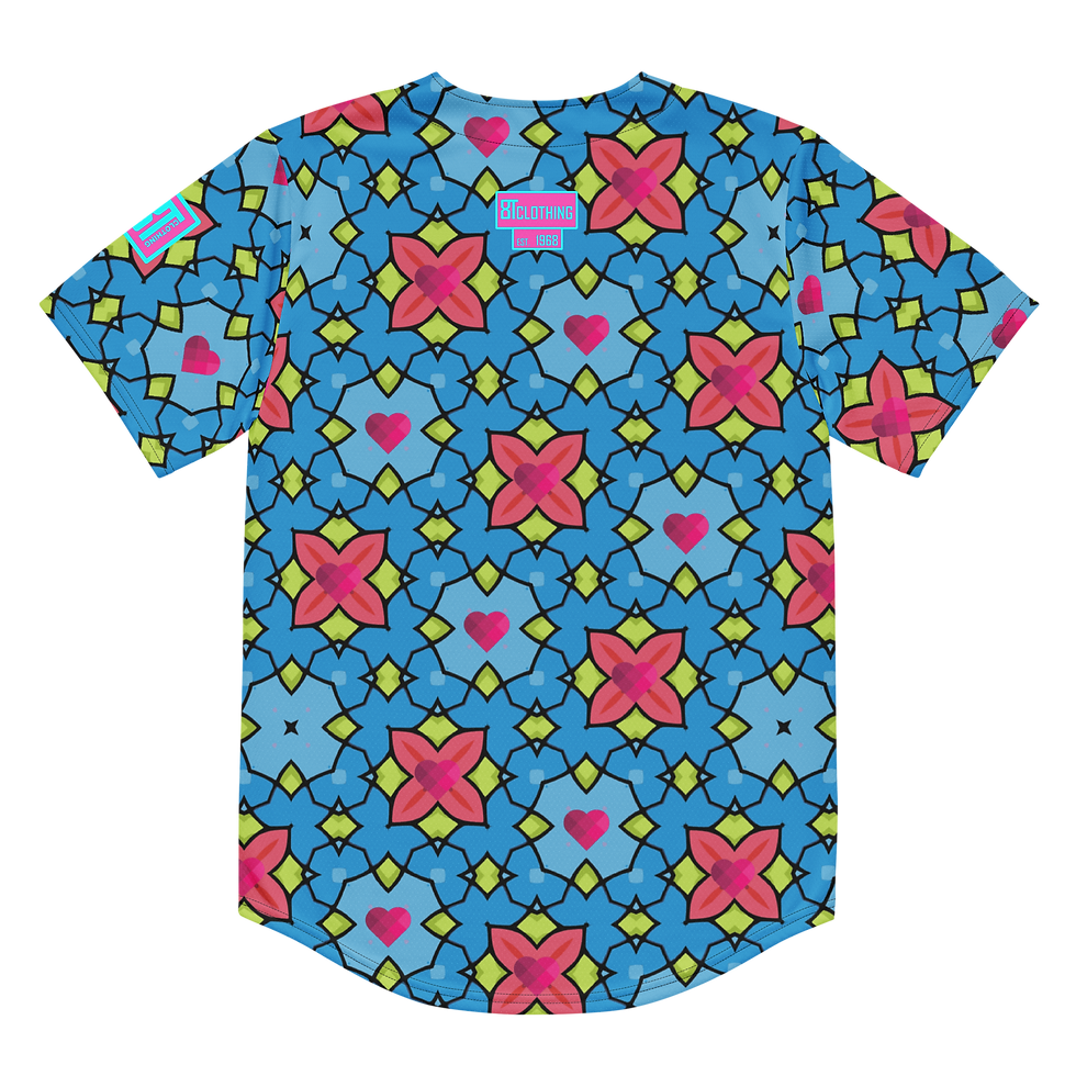 Thumbnail: 8T Clothing Mosaic Collection - Recycled Baseball Jersey