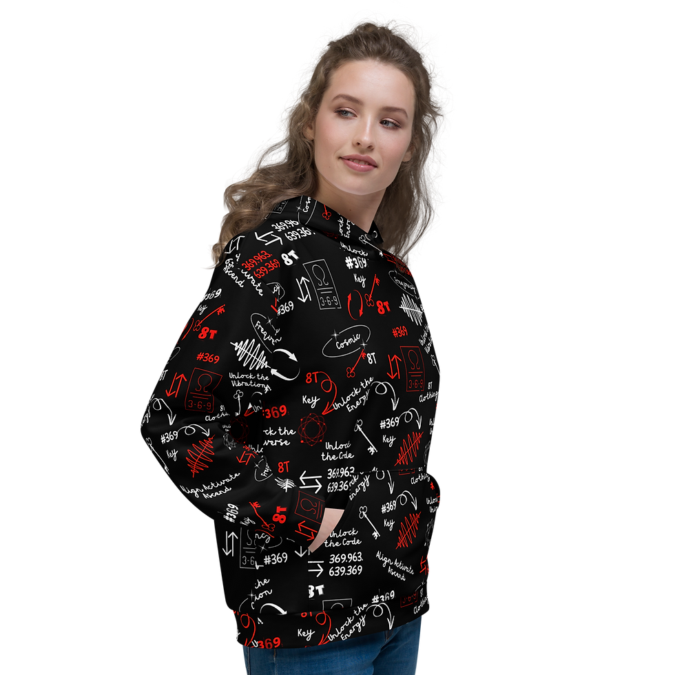 Thumbnail: 8T Clothing - 369 Doodle - Unisex Hoodie