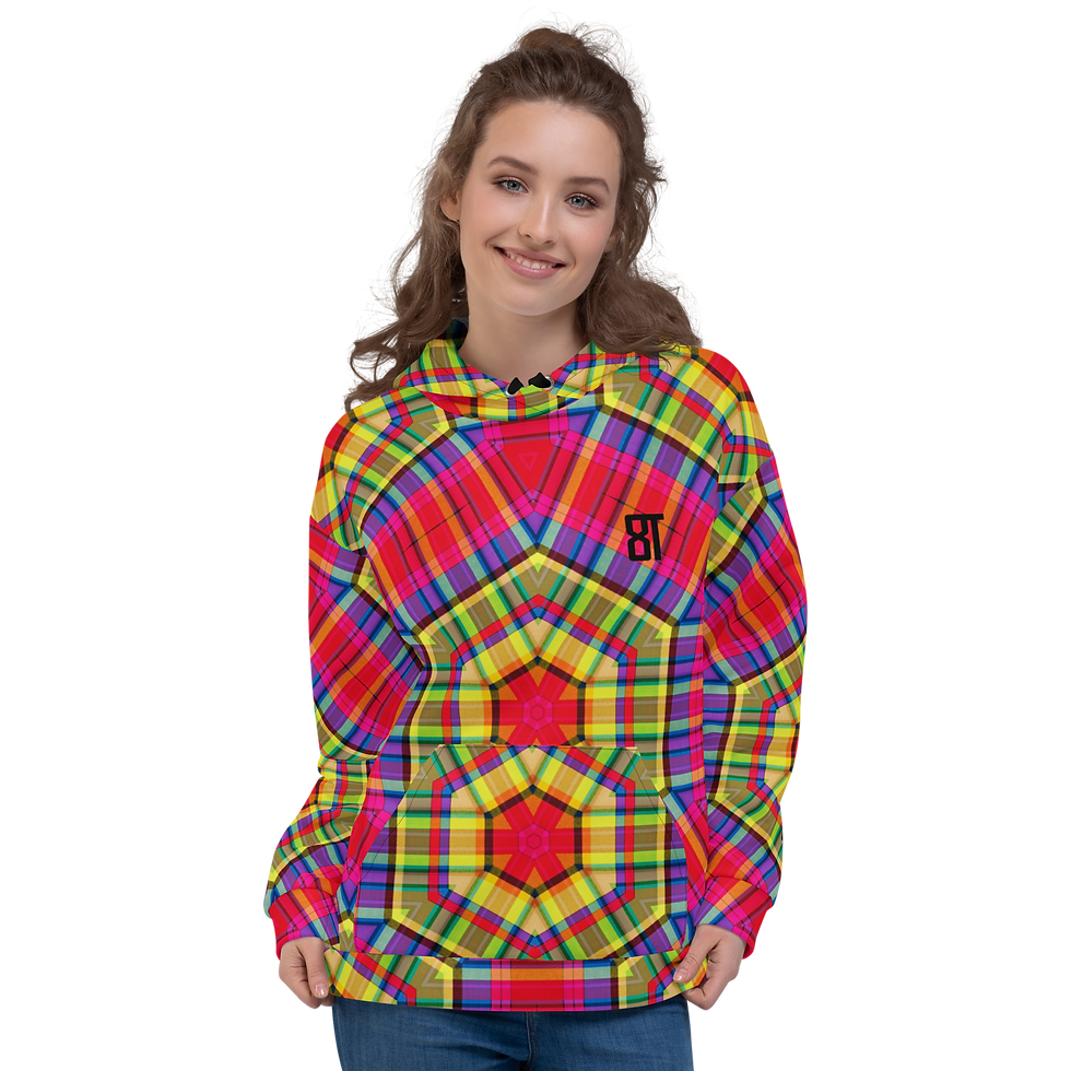 Thumbnail: 8T Clothing Mosaic Collection  - Unisex Hoodie