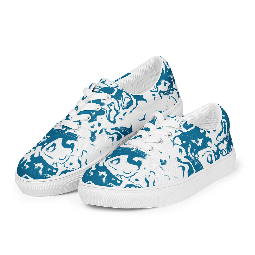 Thumbnail: 8T Clothing - Stone Wash - Lace-up Canvas Shoes