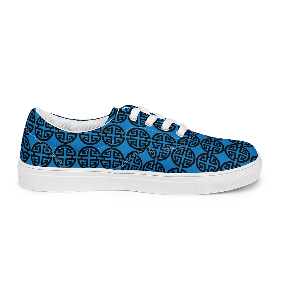 Thumbnail: 8T Clothing - Prosperity lace-up Canvas Shoes