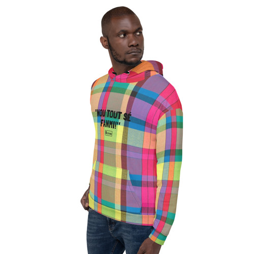 8T Clothing Madras 2- (We Are All Family) Unisex Hoodie | 8T Clothing