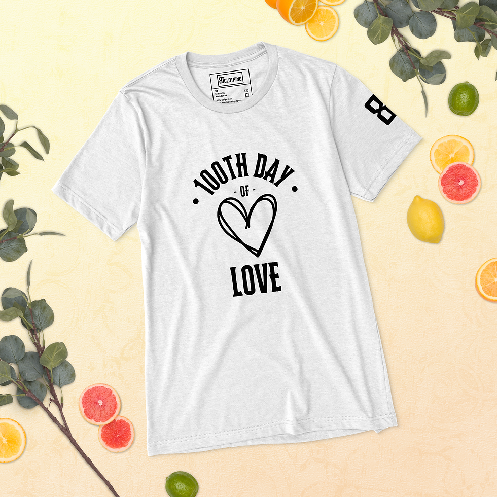 Thumbnail: 8T Clothing - 100th Day of Love - Short Sleeve T-Shirt