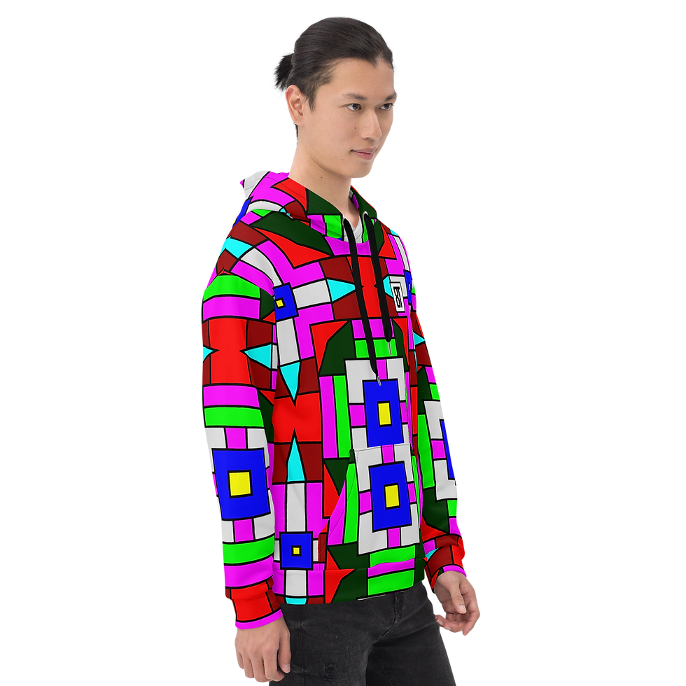 Thumbnail: 8T Clothing Mosaic Collection  - Unisex Hoodie