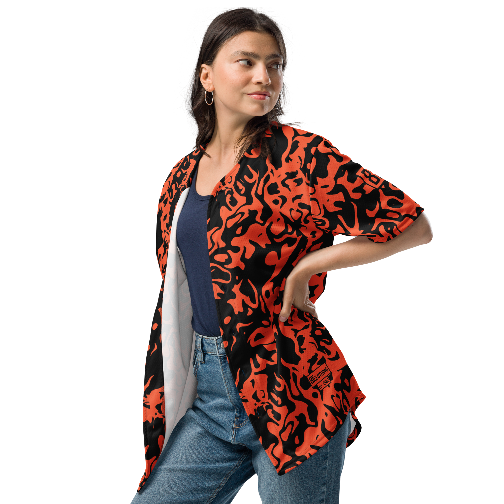 8T Clothing Tiger - Recycled Baseball Jersey