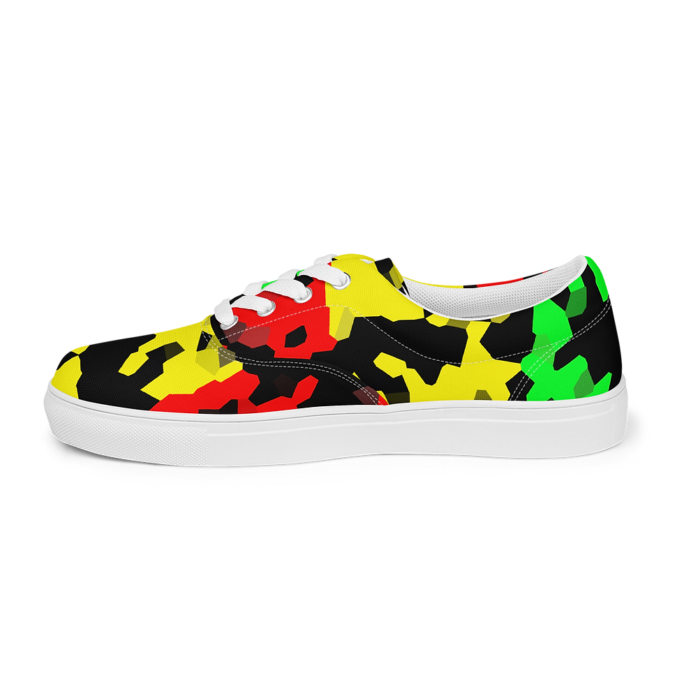 Thumbnail: 8T Clothing - Irie Camo Lace-up Canvas Shoes