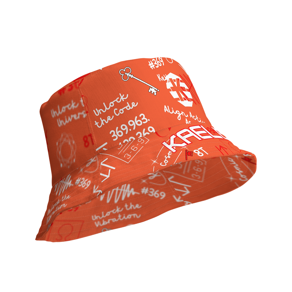 Thumbnail: KAELUM - 369 Doodle - Unisex Reversible Bucket Hat