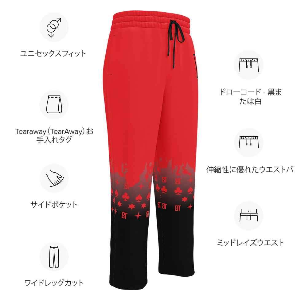 Thumbnail: 8T Clothing Founders Fade - Wide-Leg Joggers