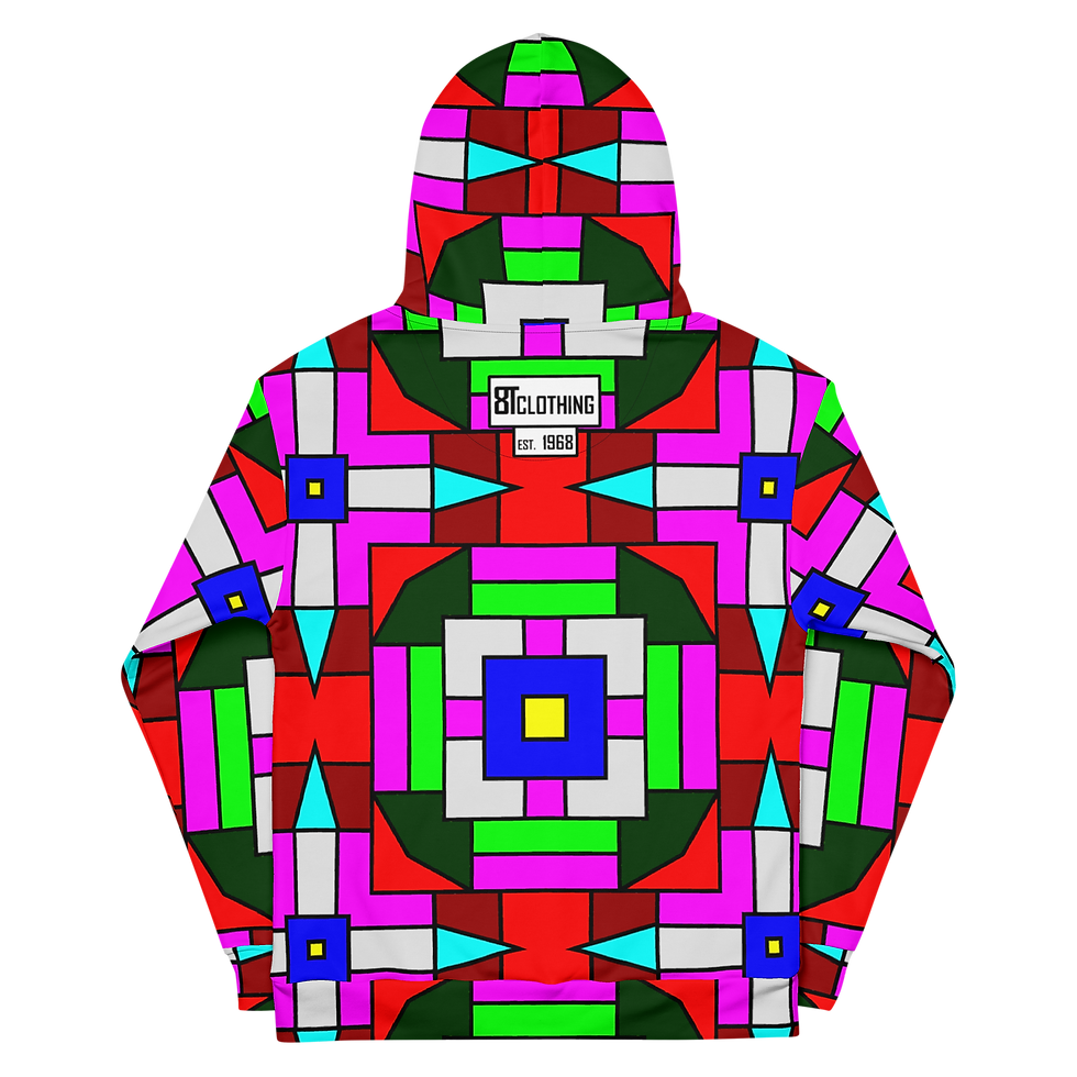 Thumbnail: 8T Clothing Mosaic Collection  - Unisex Hoodie