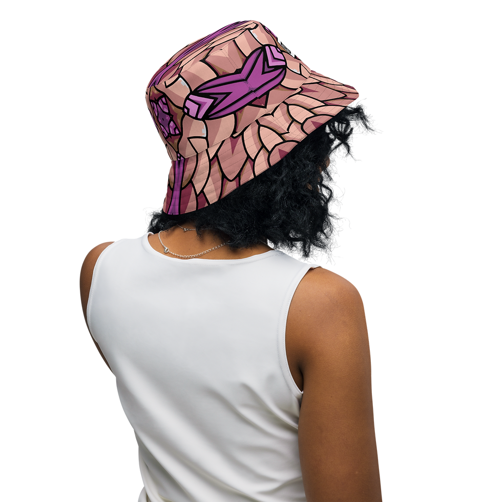 Thumbnail: 8T Clothing .Mosaic Collection - Reversible Bucket Hat