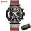 Thumbnail: CURREN Quartz Chronograph Luxury | Leather Band, Sports Waterproof Mens Watch