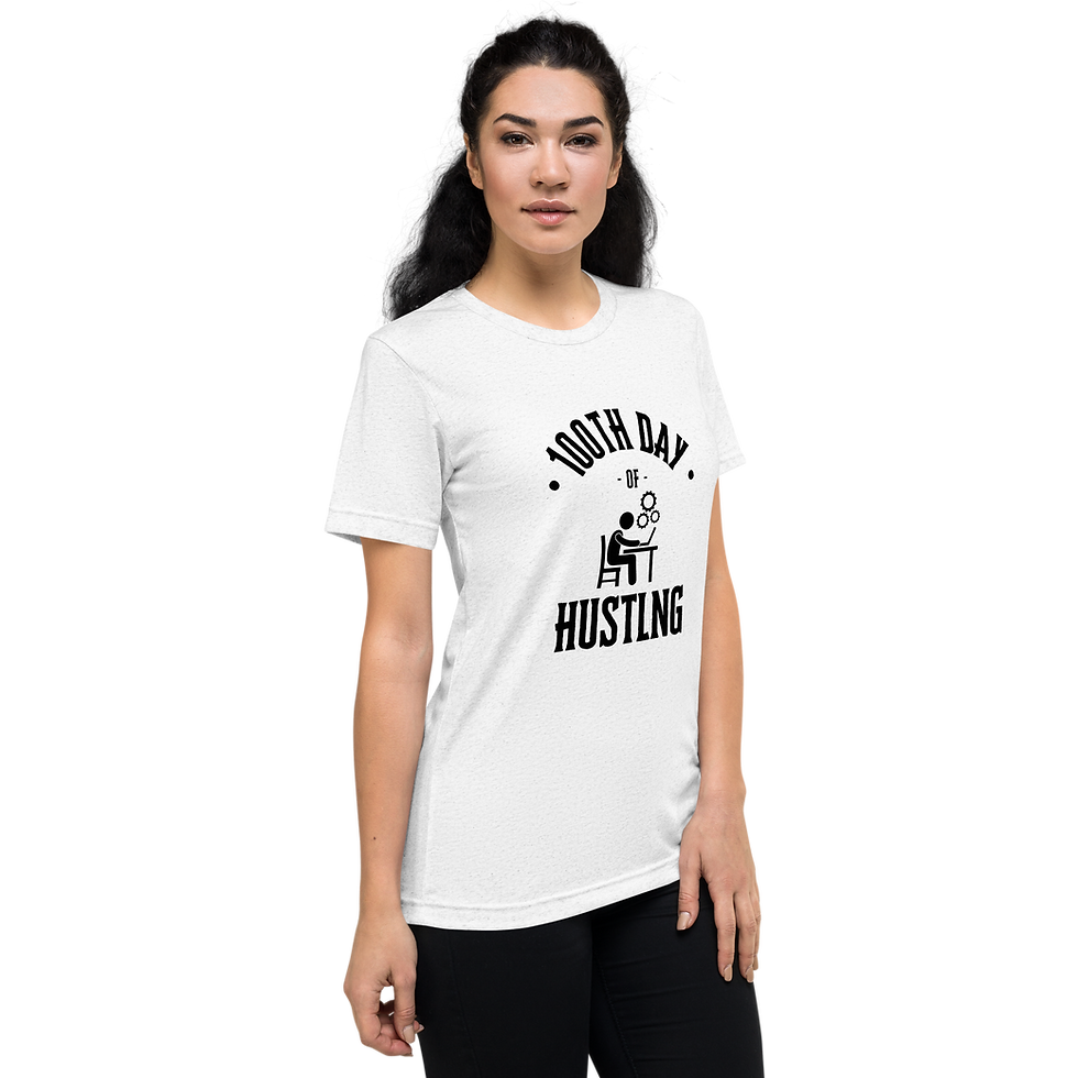 Thumbnail: 8T Clothing - 100th Day of Hustling - Short Sleeve T-Shirt