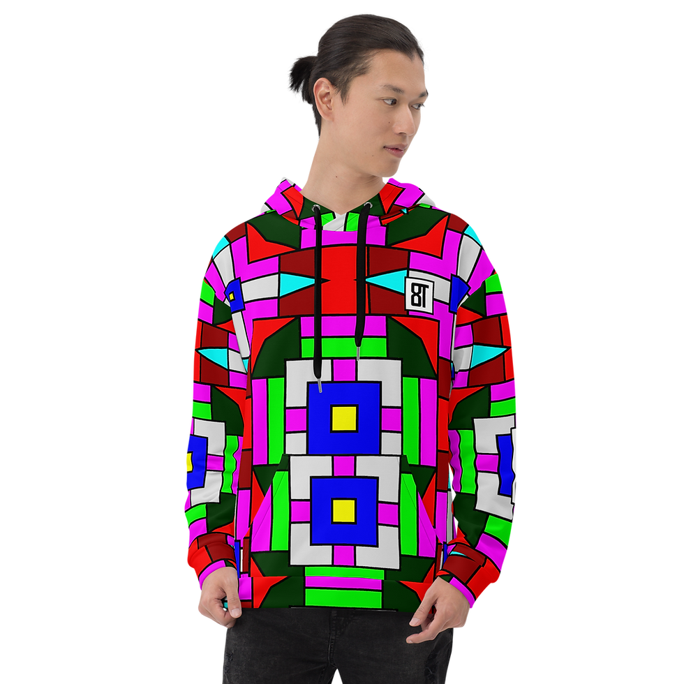Thumbnail: 8T Clothing Mosaic Collection  - Unisex Hoodie