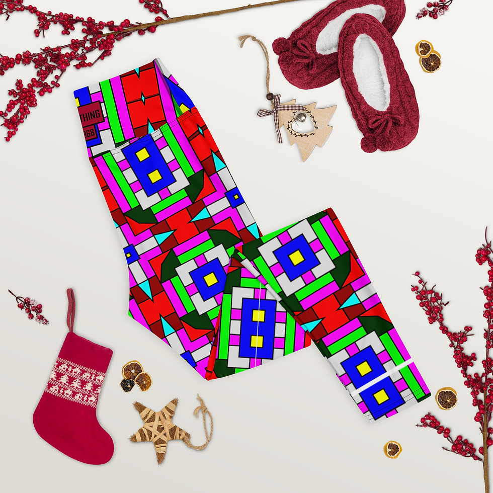 Thumbnail: 8T Clothing Mosaic - Yoga /Jogging Leggings