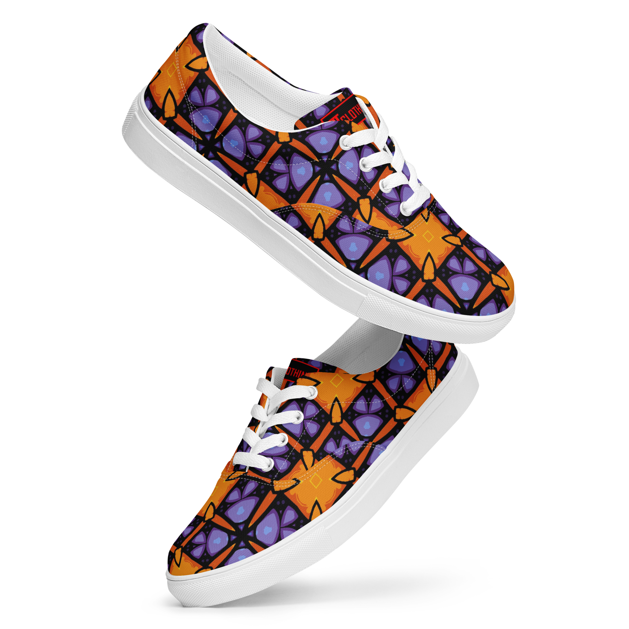 8T Clothing - Mosaic Collection Lace-up Canvas Shoes