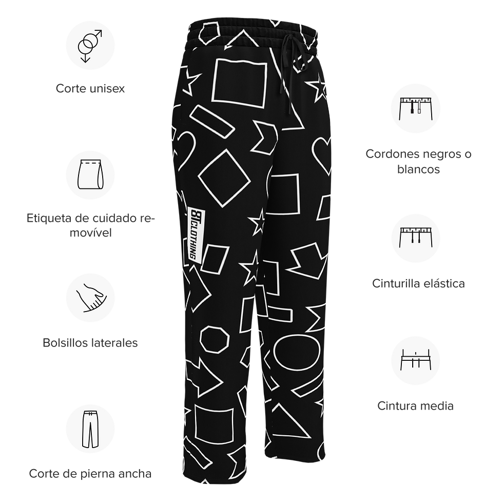 Thumbnail: 8T Clothing Minimal Collection - Wide-Leg Joggers