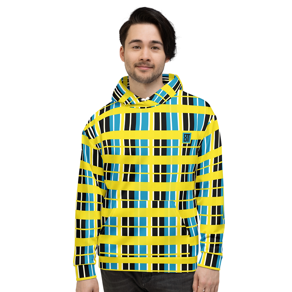 Thumbnail: 8T Clothing- H.W.I Plaid - Unisex Hoodie