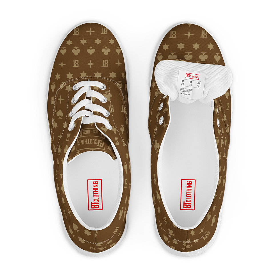 Thumbnail: 8T Clothing - Founders Collection Lace-up Canvas Shoes