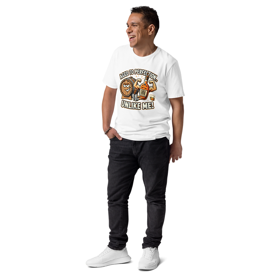 Thumbnail: Cellar 8T Whisky - Aged - Unisex Organic Cotton T-Shirt