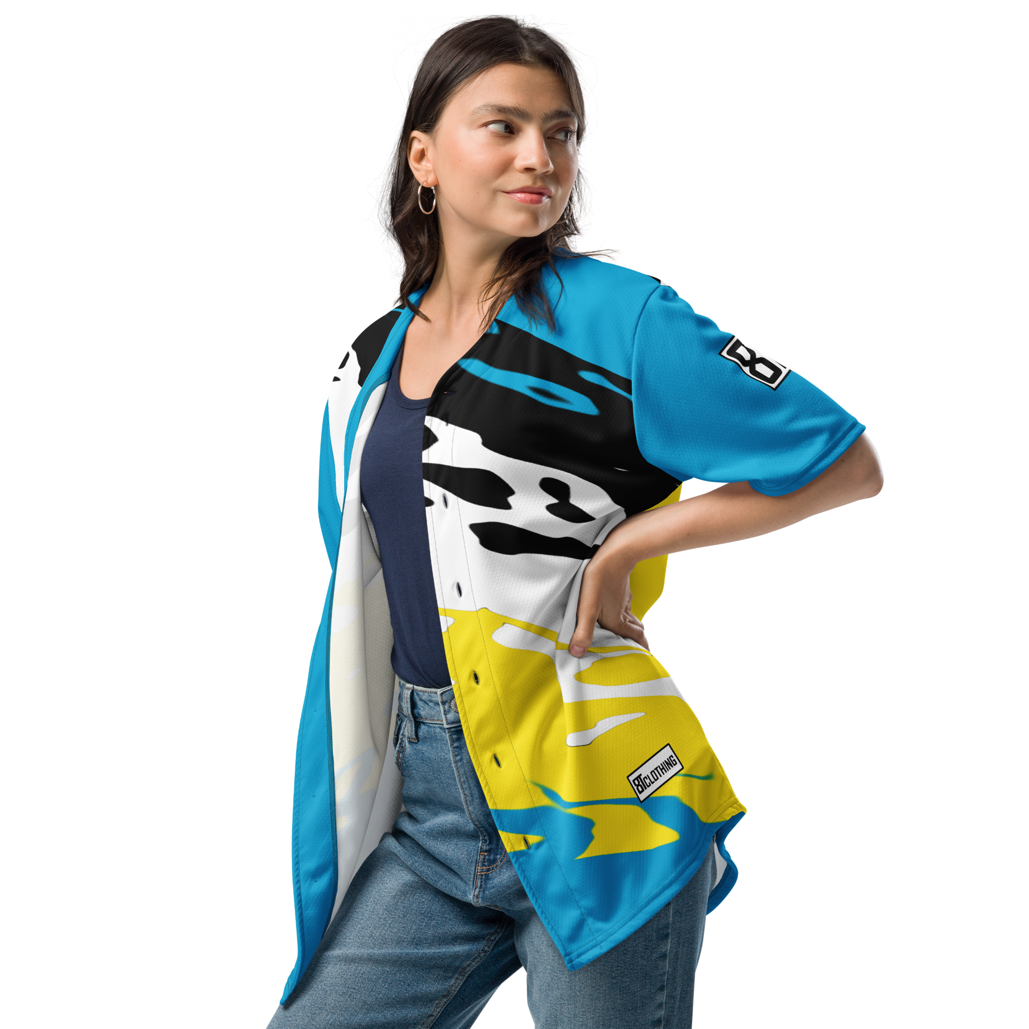 8T Clothing H.W.I Collection - Recycled Baseball Jersey