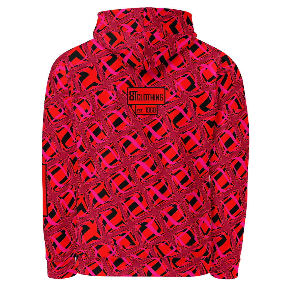 Thumbnail: 8T Clothing Valentines Mosaic - Unisex Hoodie