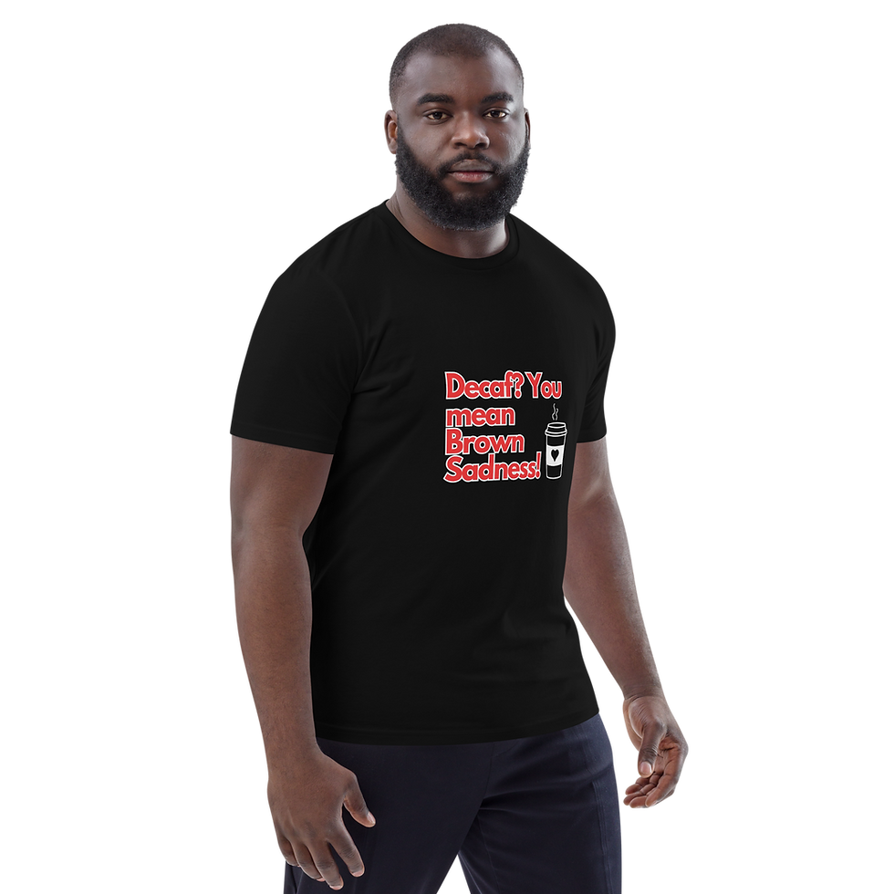 Thumbnail: Cellar 8T Coffee - Brown Sadness - Unisex Organic Cotton T-Shirt